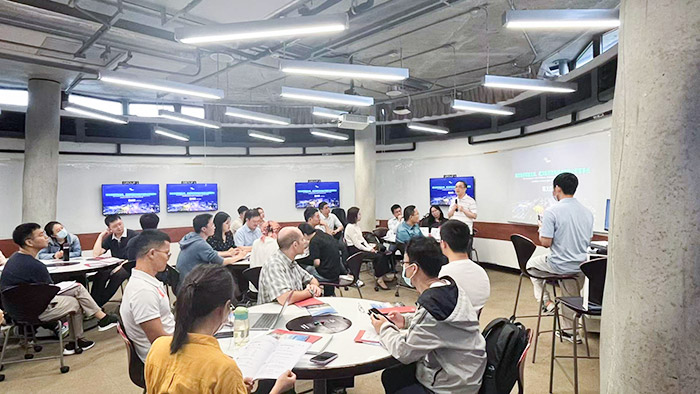 董事长陈义红博士?分享创新创业经验